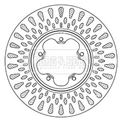 BORG & BECK Тормозной диск BBD6066S